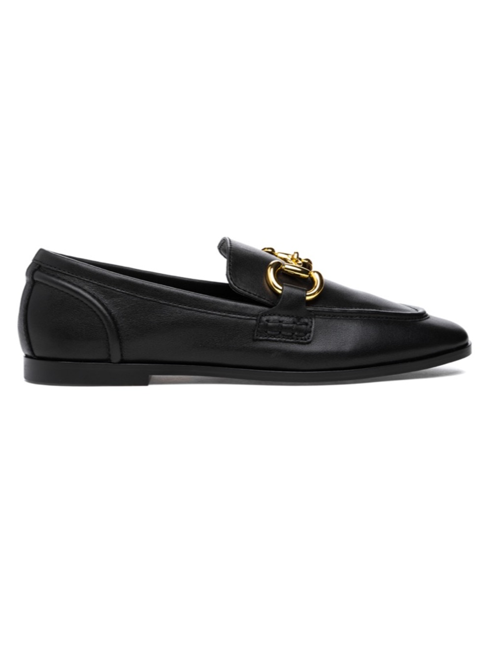 JEFFREY CAMPBELL VELVITEEN LOAFER BLACK LEATHER - Picture 3 of 10